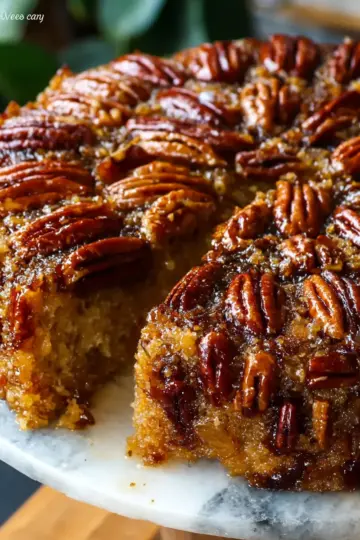 Pecan Upside-Down Cake