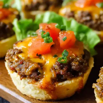 Easy Cheeseburger Tarts