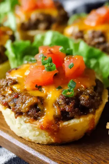 Easy Cheeseburger Tarts