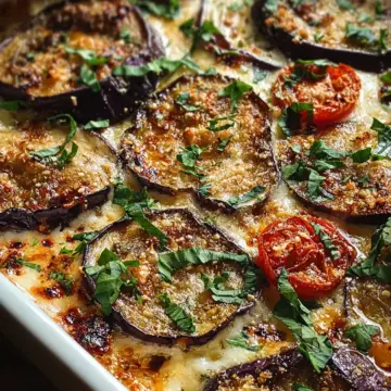 Easy Roasted Eggplant & Tahini Yogurt Bake with Bold Flavor