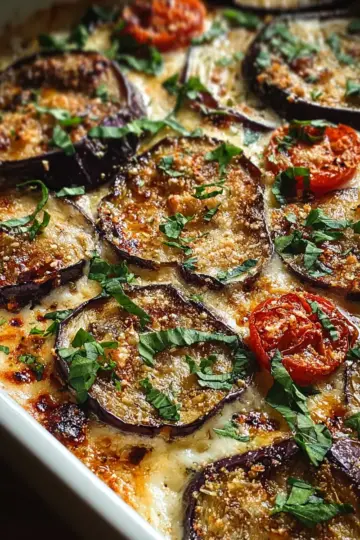 Easy Roasted Eggplant & Tahini Yogurt Bake with Bold Flavor