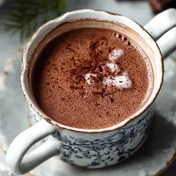 My Absolute Favorite Healthier Hot Chocolate