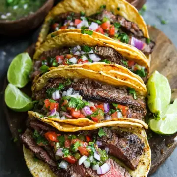 Savor Each Bite of Juicy Carne Asada Tacos at Home