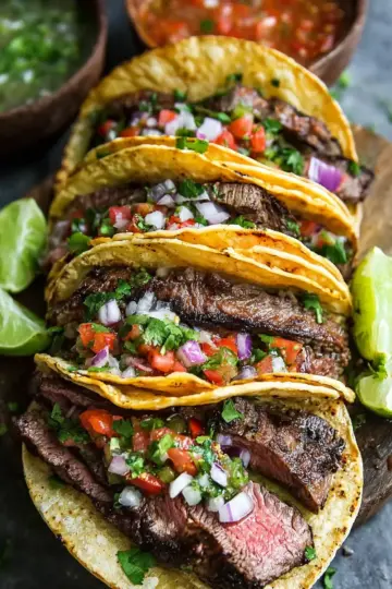 Savor Each Bite of Juicy Carne Asada Tacos at Home